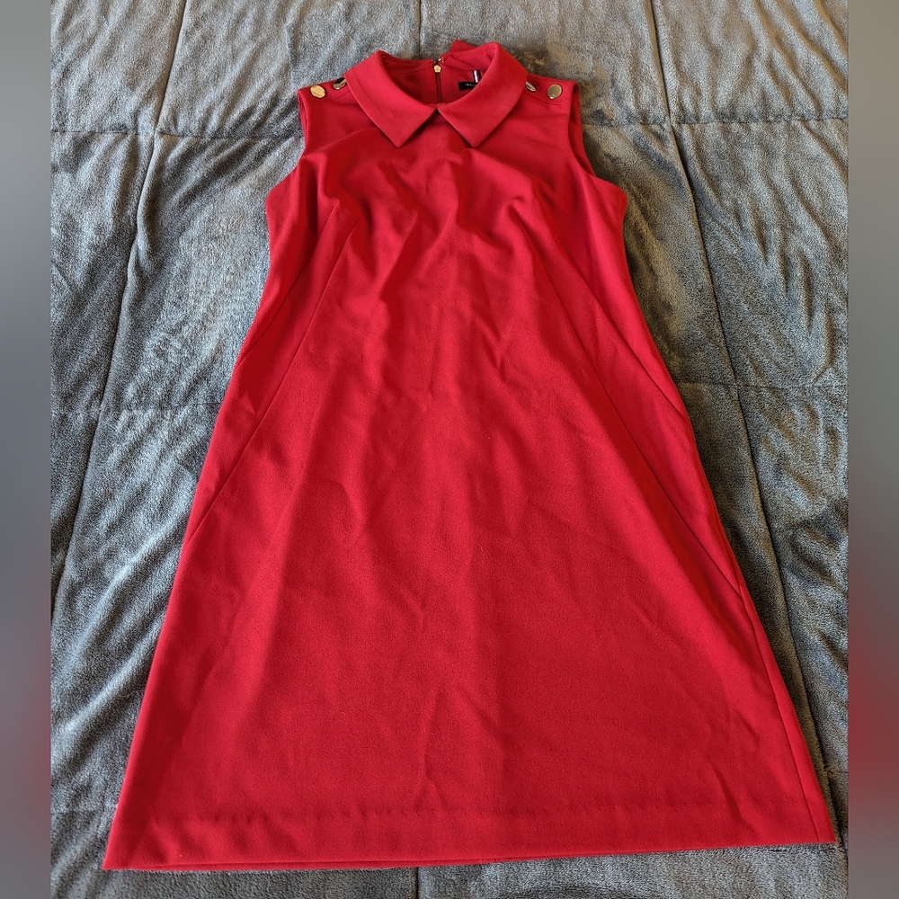 Tommy Hilfiger Red sleeveless dress sz 8